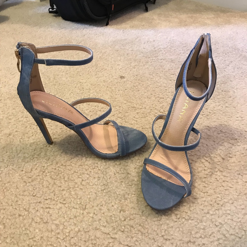 Denim Heels